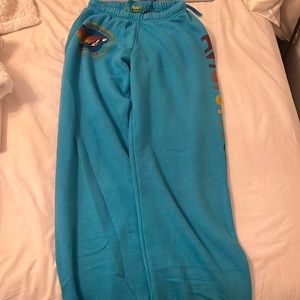 Aviator nation neon blue sweatpants